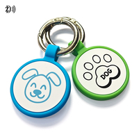 Individuelles LOGO/QR-Code RFID Haustier-Anhänger Hund Katze Digitales Haustierprofil NTAG213 NFC Silikon Haustier-ID-Anhänger