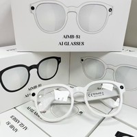 Gafas Inteligentes AIMB-S1 Transfronterizas con Cámara de 5 Megapíxeles, Reproducción de Música, Llamadas, Control Táctil, Voz y Video