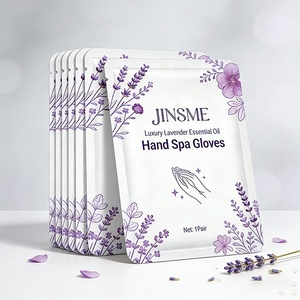 Gants de spa pour les mains à l'huile essentielle de lavande, fabriqués sur mesure, avec glycérine et tréhalose, pour soulager la sécheresse, masque pour les mains confortable - Product Image 5