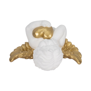 Statua Decorativa da Giardino Cherubino con Cuore per Esterni, Portico e Patio - Product Image 6