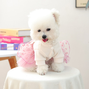 New autumn/winter pet <b>clothes</b> <b>for</b> <b>small</b> <b>dogs</b> and puppies, warm and comfortable <b>for</b> happy <b>dogs</b> and cats, Princess Anne wedding - Product Image 2