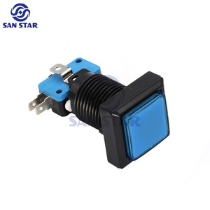 VUÔNG 32x32 <span class=keywords><strong>Arcade</strong></span> trò chơi máy nút nhấn nút trò chơi cho máy giải trí Vuông Nút nhấn chuyển đổi <span class=keywords><strong>Arcade</strong></span> - Product Image 2