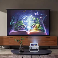 Salange 2026 Prix Usine A53 Mini Projecteur Intelligent Portable avec Pavé Tactile LED Wi-Fi Double Bande et Bluetooth pour Home Cinéma