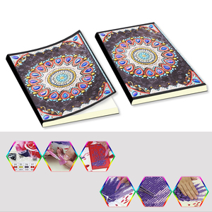 Peinture au diamant 5D <span class=keywords><strong>Mandala</strong></span> <span class=keywords><strong>de</strong></span> forme spéciale, carnet <span class=keywords><strong>de</strong></span> croquis <span class=keywords><strong>de</strong></span> 50 pages, carnet A5, artisanat <span class=keywords><strong>de</strong></span> Noël fait main, cadeau - Product Image 5