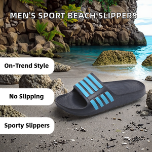 Nouvelles sandales de sport d'été pour hommes, en cuir véritable, semelle extérieure en caoutchouc antidérapante, sandales tendance, chaussures de plage, tailles 38-45 - Product Image 2