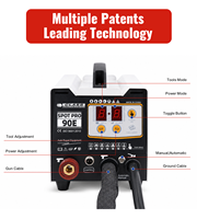 FUNISI Machine de soudage par points professionnelle en acier pour la réparation de bosses de carrosserie automobile