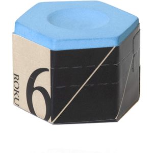 Tiza de billar Kamui Roku azul, 1 unidad, para usar con taco de billar - Product Image 2