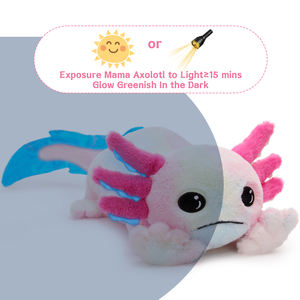 美丽的风格扎染彩虹发光在黑暗钝口毛绒枕头软软毛绒动物卡哇伊婴儿淋浴朋友玩具 - Product Image 5