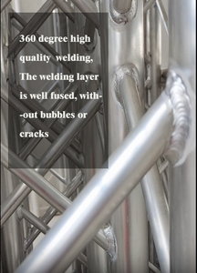 Poutre de toit en aluminium pour <span class=keywords><strong>concert</strong></span>/mariage/événement, boulon de poutre en aluminium de 300*300mm - Product Image 5