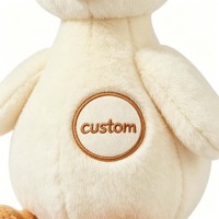 Boneka Bebek Putih Kawaii Lucu Paruh Kuning Lembut Berbulu Boneka Hewan Isi Dakron Hadiah Kustom Pabrik OEM ODM Kualitas Tinggi