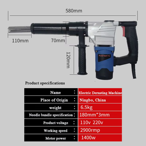 Pistolet <span class=keywords><strong>à</strong></span> décapage <span class=keywords><strong>électrique</strong></span> <span class=keywords><strong>à</strong></span> <span class=keywords><strong>aiguille</strong></span>, pistolet <span class=keywords><strong>à</strong></span> décapage, pistolet <span class=keywords><strong>à</strong></span> décapage de la rouille, code IMPA 591201 591203 - Product Image 5