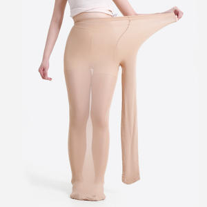 Collants pour femmes en nylon taille haute anti-accroc sur mesure en usine, taille plus, 70D, collants, bas avec pointe renforcée - Product Image 1