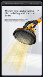 Machine de ponçage ergonomique sans balais LM-225SL avec aspiration automatique des poussières pour le ponçage du plâtre des plafonds et des murs |   Artisans et particuliers - Product Image 5