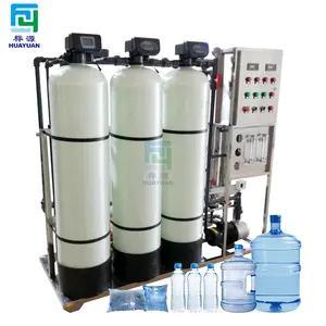 Huayuan low cost pure water 500L 1000L 2000L Water Filter ro water treatment machine purification system