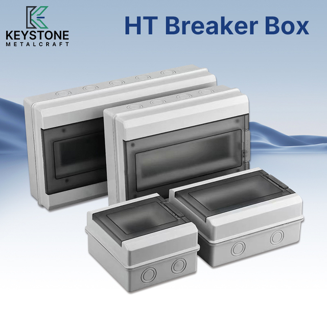 HT ABS Plastic Distribution Box Outdoor Waterproof MCB Box