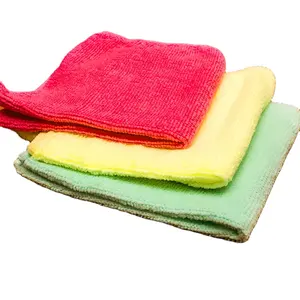 Azo ผ้าเช็ดตัวไมโครไฟเบอร์เกรดนุ่ม80% โพลีเอสเตอร์20% โพลี-ท่ามกลางผ้าทำความสะอาดรถยนต์ผ้าไมโครไฟเบอร์เช็ดรถ