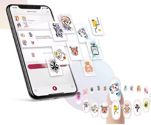 Máy in móng tay thông minh 3D nhỏ gọn O2 tự động, kết nối Wifi, in móng tay tự làm - Product Image 6