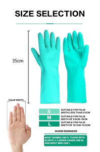 Gants en nitrile non doublés CITICITY Heavy Duty 15 mil |   Gants de travail de sécurité industrielle résistants aux produits chimiques - Product Image 5