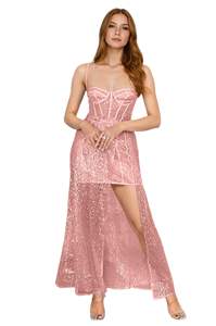<span class=keywords><strong>Vestido</strong></span> de noche corto con tiras para fiesta de graduación-<span class=keywords><strong>Vestido</strong></span> de cóctel <span class=keywords><strong>ajustado</strong></span> bordado con lentejuelas abierto para ocasiones formales - Product Image 6