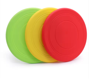 犬と猫のための環境に優しいソフトTPR 5cmフライングディスク玩具-トレーニングのための屋外水上スポーツ玩具 - Product Image 6