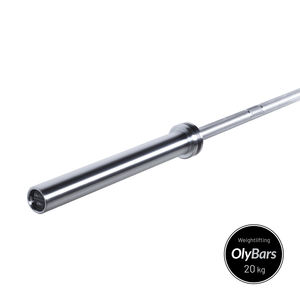 Barre de musculation en acier TELLUS <span class=keywords><strong>20</strong></span> <span class=keywords><strong>kg</strong></span> Charge maximale 2,2 m pour l'entraînement et l'haltérophilie Utilisation sur banc de musculation - Product Image 1