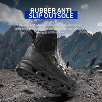 Bottes tactiques imperméables personnalisées en gros pour hommes, à laçage rapide, pour l'extérieur, fabrication OBM ODM