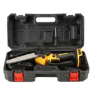 4/6 Inch Industrial <b>Mini</b> Outdoor Cordless 21V Battery DIY Electric Chainsaw Garden Pruning Wood Cutting Reciprocating Compound - Product Image 5