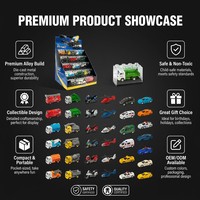 Caja de Exhibición de Bloques de Construcción Transparentes para Coche de Aleación Personalizado Diorama de Vehículo Modelo Deportivo Coche de Juguete Fundido a Escala 1:64