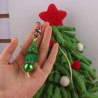 Porte-clés en peluche de Noël mignon, Père Noël, Bonhomme de neige, Renne, breloque de sac, pendentif, ornement d'arbre de Noël, cadeaux pour enfants