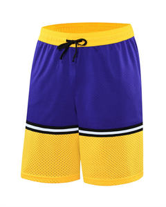Herren Basketball Shorts halbe Länge Mesh Polyester schnell trocknende Sport kurze Hosen lose Stil hochwertige coole Basketball-Shorts - Product Image 1