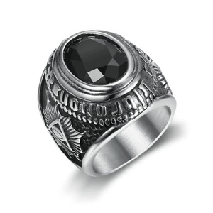 Signet <b>Ring</b> Mens <b>Rings</b> Gothic <b>Rings</b> Black <b>Ring</b> Mens Gemstone <b>Rings</b> Vintage Style Bold Oval Stone <b>Statement</b> Classic Heavy Band - Product Image 1