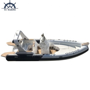 22ft costilla 680 Orca Hypalon rígido de fibra de vidrio barco inflable de casco para la venta - Product Image 6