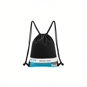 Zaino con Coulisse Ilan 34x42 Cm Nero, Borsa Sportiva - Product Image 2