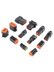 Connecteur <span class=keywords><strong>Électrique</strong></span> <span class=keywords><strong>Automobile</strong></span> Mâle 4 Broches Étanche Adaptateur Deutsch TE Connectivity DT04-4P-E004 Bornes en Nylon - Product Image 6