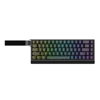 Clavier filaire de jeu MARS Mer68 Max 0.001 MMRT Precision 8KHZ E-sports Grade GASKET Starlight Magnetic Axis 68 Layout ARGB