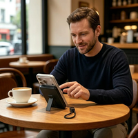 Nouvelle Tendance 2026 : Batterie Externe Magnétique 5000 mAh avec Support Téléphone, Charge Rapide, Câble Type-C Intégré, LED, Logo Personnalisé – Vente en Gros, Meilleure Vente