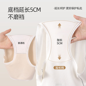 Sous-vêtements pour filles en coton grande taille 100 kg Antibactérien Sans couture Tricoté Solide Taille haute Sports Culottes - Product Image 4