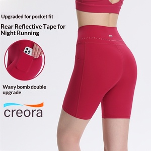 Pantalon de <span class=keywords><strong>yoga</strong></span> taille haute pour femme, effet push-up, moulant, pour fitness, course, sport, cyclisme, été, fin, uni, séchage rapide, extérieur - Product Image 1
