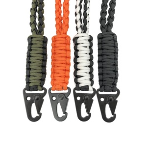 Hot Bán Dệt Dù Dây Điện Thoại Cổ Dây Đeo Dây Buộc Handmade ID Thẻ Dây Đeo Khuyến Mại Vòng Rope Bện Dây Buộc Keychain - Product Image 2