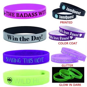 Bracelets en silicone réglables et personnalisables, étanches, pour le branding des équipes sportives - Product Image 2