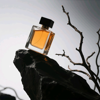 Bouteilles de parfum en verre carrées haut de gamme 30ml 50ml 100ml vente en gros vide Rectangle Parfum parfum pompe pulvérisateur Type d'étanchéité