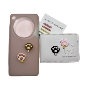 แผ่นยางนิ่ม PVC ลายอุ้งเท้าแมว อุปกรณ์ตกแต่ง DIY สำหรับเคสมือถือ รองเท้า ตู้เย็น แม่เหล็กติดตู้เย็น ลายการ์ตูนน่ารัก - Product Image 3
