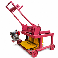 Machine à fabriquer des briques mobiles Diesel QMR4-45, pas de palette requise