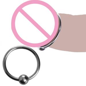 Anneau de pendentif de pénis en métal en acier inoxydable Glandes anneau de pénis lesté Sex Toys pour hommes - Product Image 2