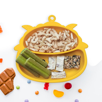 Nouvelle Conception 2026 – Assiette Bébé Ventouse en Silicone Forme Mouton – Vente Flash
