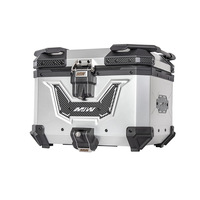 Boîte arrière en alliage d'aluminium à dégagement rapide Big Fiend avec anode argentée et verrouillage BM pour moto, scooter et véhicule électrique MJW45L55L