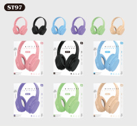 Écouteurs et casque sans fil Tokio 2022 Lovely Color ST97, grand serre-tête, casque Bluetooth