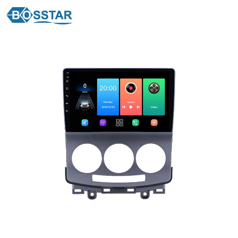 Bosstar için dokunmatik ekran Android araba Video Gps oynatıcı Mazda 5 2006-2013 için ses radyo