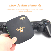 Console de Jeu Rétro en Gros G15 PRO Android avec Double Manette Sans Fil 64 Go 2.4 GHz Boîtier de Jeu Vidéo Sans Fil US 5001-10000 Jeux