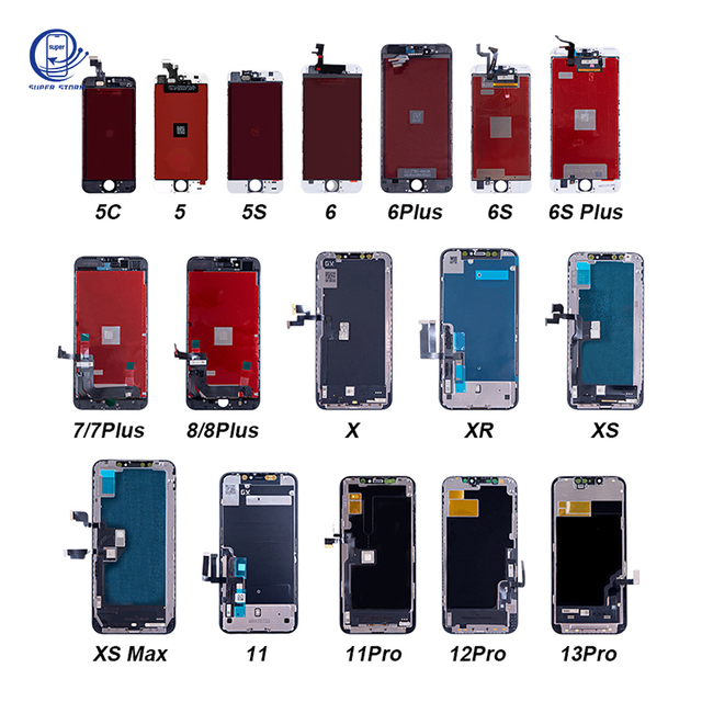 Wholesale Original Mobile Phone LCDs Screen for iPhone LCD Touch Screen for iPhone LCD Display Screen for iPhone